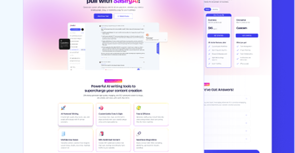 SaaS Landing Page